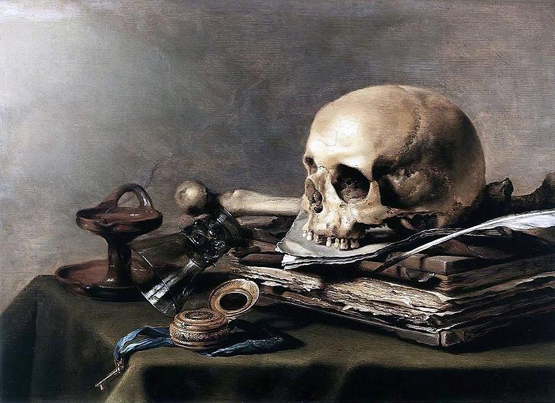 Pieter Claesz Vanitas still life oil painting picture